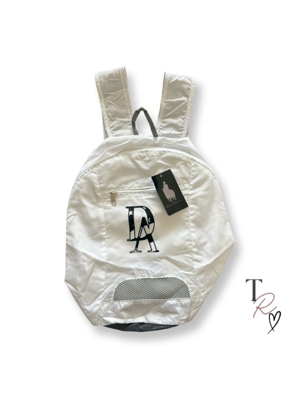 Dene Adams NEW Lightweight Packable Backpack White Travel Daypack